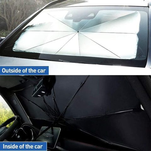 Foldable  Car Windshield Sun Shade Umbrella – Cover UV Block Car Front Window (Heat Insulation Protection) for Auto Windshield Covers Cars