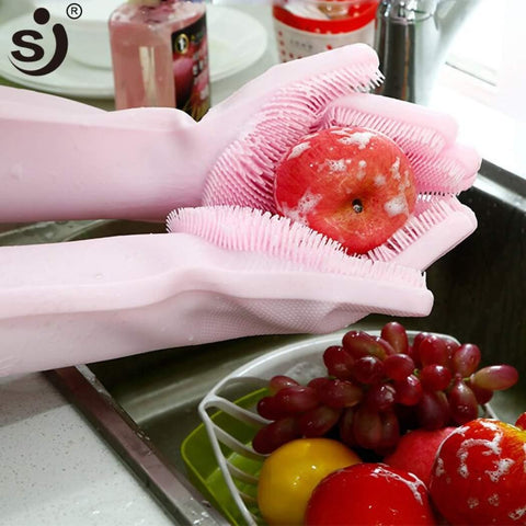 Magic Reusable Silicone Gloves