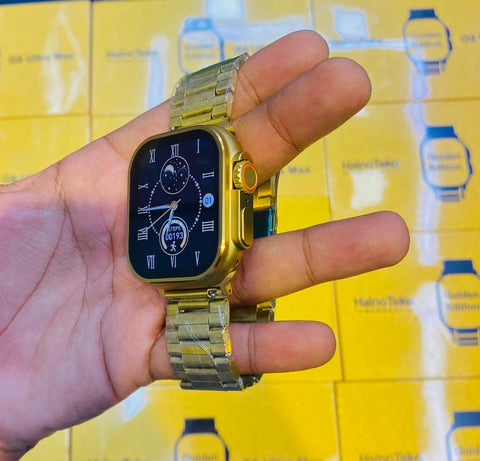 HK 9Ultra Smart Watch Gold Edition
