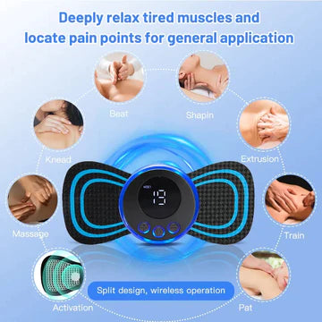 Mini Electric Ems Massager For Muscles Relaxation