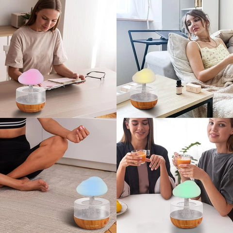 Rain Cloud Humidifier Lamp