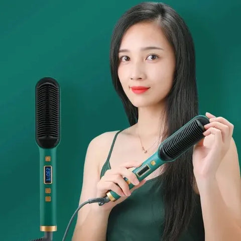 3 In 1 Hair Straightener Brush