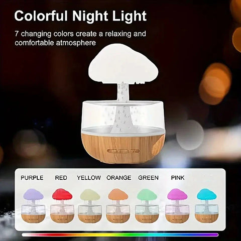 Rain Cloud Humidifier Lamp