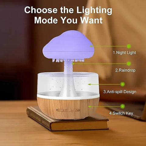 Rain Cloud Humidifier Lamp