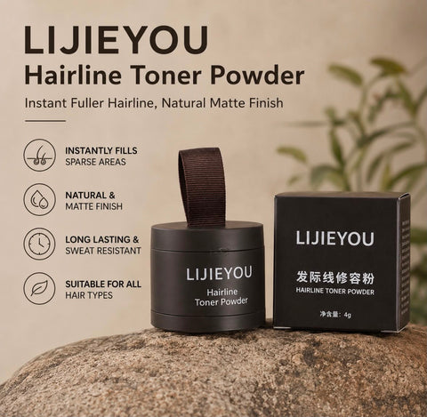 LIJIEYOU Hairline Toner Powder – Instant Fuller Hairline