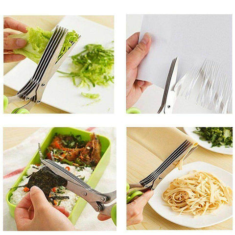5 Layer Multifunction Kitchen Scissor