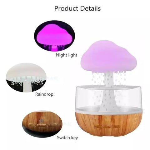 Rain Cloud Humidifier Lamp
