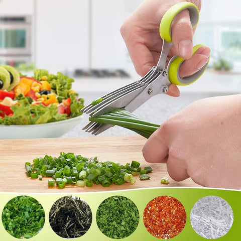 5 Layer Multifunction Kitchen Scissor