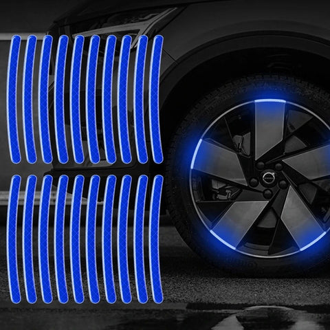 Car wheel light sticker ( 10pcs ) Multi colors
