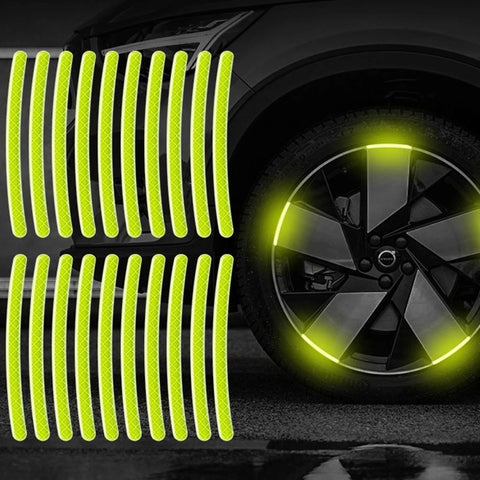 Car wheel light sticker ( 10pcs ) Multi colors