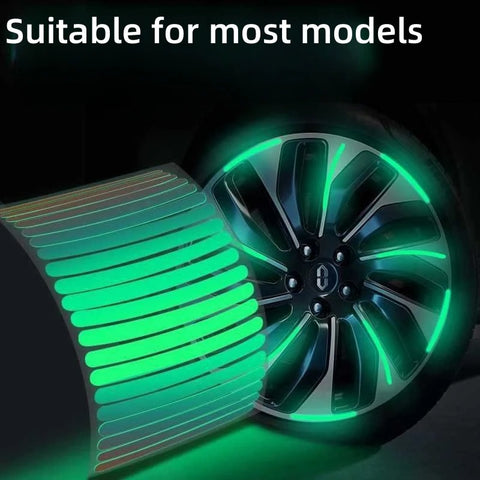 Car wheel light sticker ( 10pcs ) Multi colors