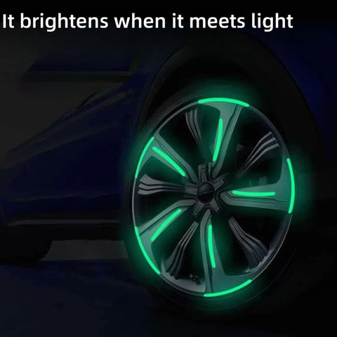 Car wheel light sticker ( 10pcs ) Multi colors