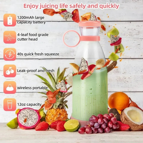 Portable Electric Juicer Blender