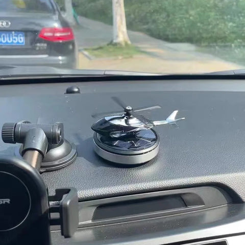 Solar Car Dashboard Helicopter for air fragrance