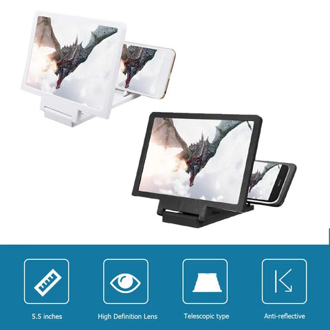3D Mobile Phone Screen Magnifier HD