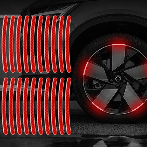 Car wheel light sticker ( 10pcs ) Multi colors