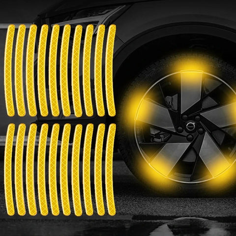 Car wheel light sticker ( 10pcs ) Multi colors