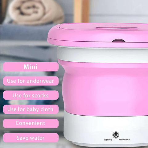 Mini Foldable Washing Machine with Dryer
