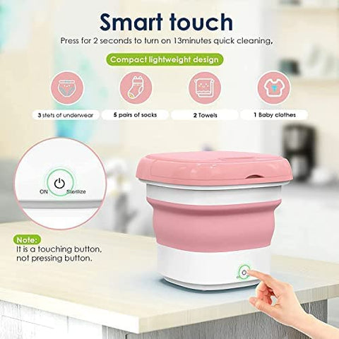 Mini Foldable Washing Machine with Dryer