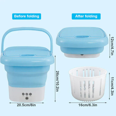 Mini Foldable Washing Machine with Dryer