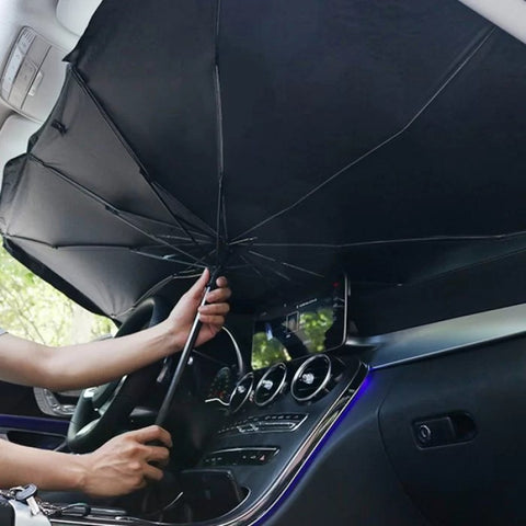Foldable  Car Windshield Sun Shade Umbrella – Cover UV Block Car Front Window (Heat Insulation Protection) for Auto Windshield Covers Cars
