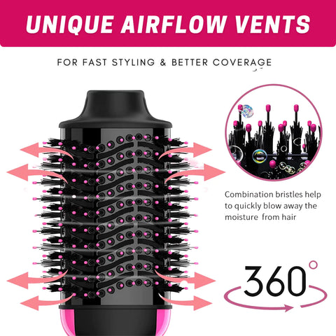 One step 3-in-1 Hair Dryer & Straightener  (Premium Quality)